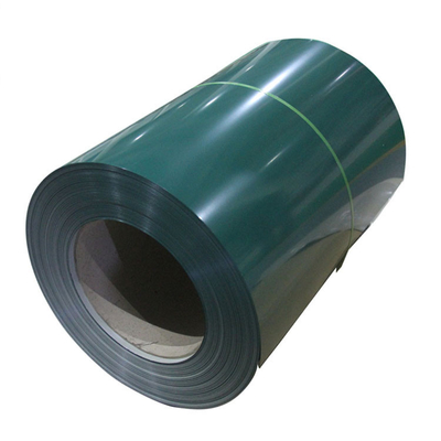 Πράσινη σπείρα 0.5mmx1300mm χάλυβα Ppgi ντυμένη σπείρα χάλυβα Z100 Z150 χρώμα